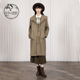 新款 迪哈利2025冬季 保暖羊毛黄绿色连帽大衣DH254F62991T HARRY