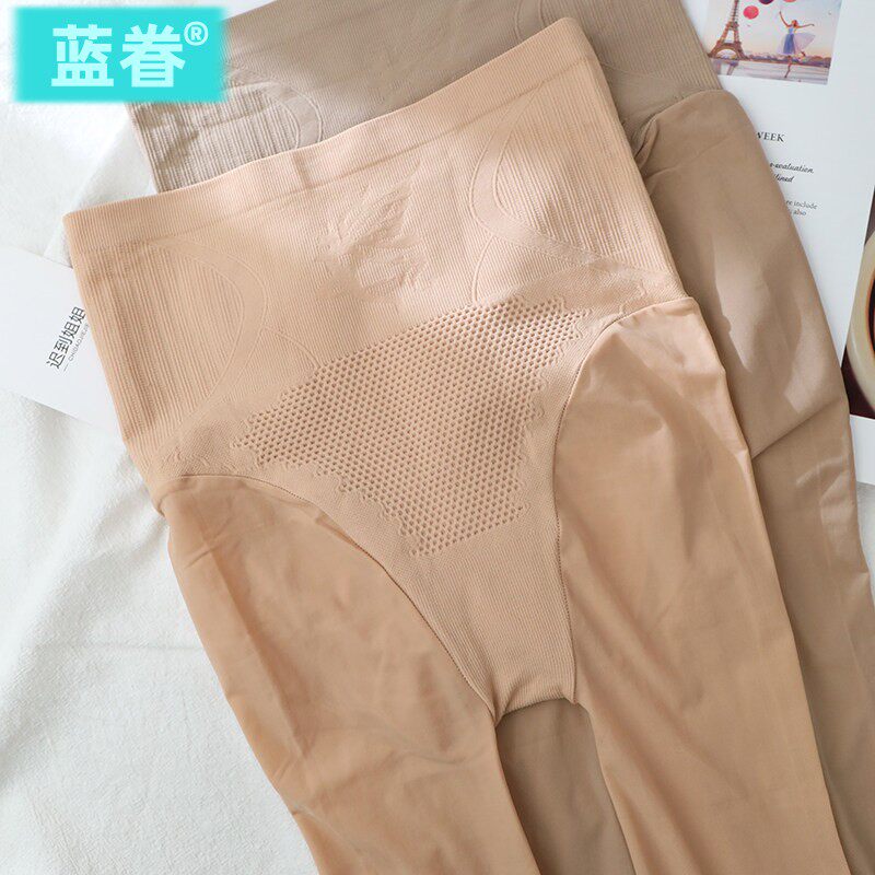 2条 春秋魔力袜女丝滑钢丝袜高腰收腹丝袜女薄款肉色防勾丝连裤袜