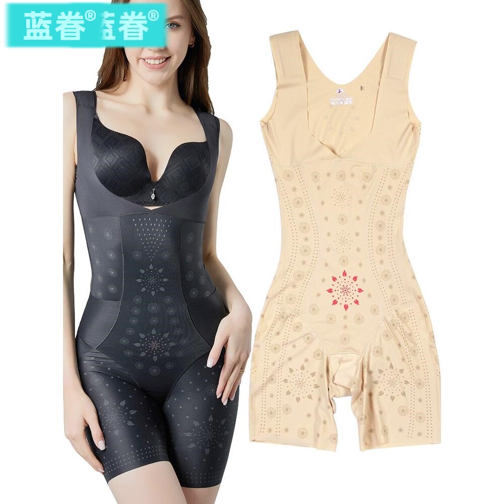 连体塑身衣无痕收腹女薄款产后塑形美体束腰提臀显瘦身内衣收肚子