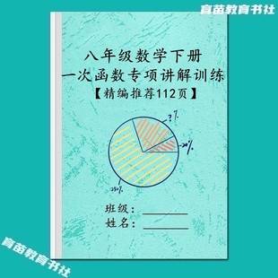 八年级下册数学一次函数专项常考训练习二次根式知识点讲解附解析