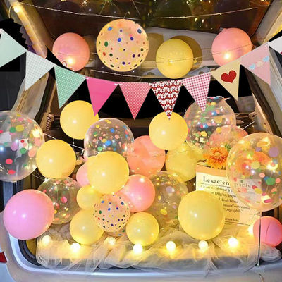 惊喜汽车后备箱装饰气球