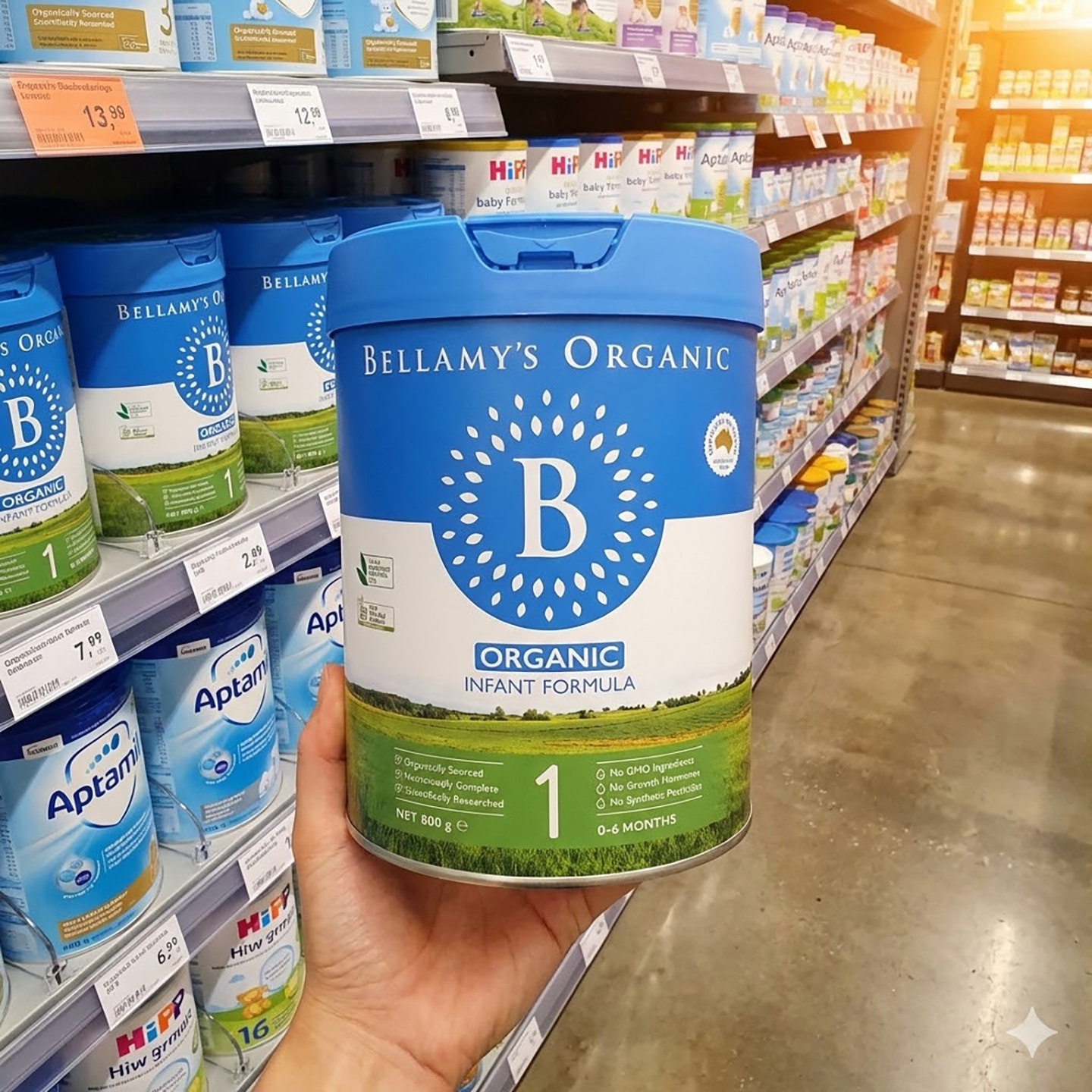 贝拉米Bellamy's经典2.0版1段新生儿婴儿有机奶粉800g 0-6月HMO,婴童奶粉,婴幼儿牛奶粉,淘宝优惠券,粉丝福利购,淘宝优惠卷