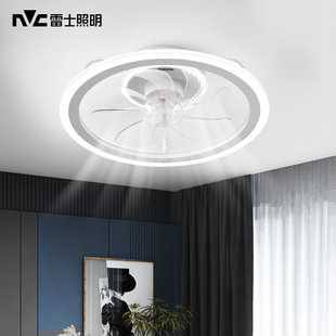 雷士照明风扇灯隐形吊扇灯静音电风扇餐厅吊灯卧室灯25新款 吸顶灯