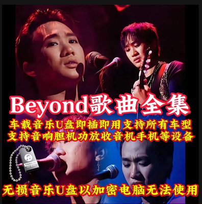 beyond黄家驹音乐U盘出道至今所有歌曲mp3无损音质usb车载音乐U盘
