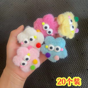 网红地推创意发夹儿童节日装饰品幼儿园活动一元小礼品赠品送女生