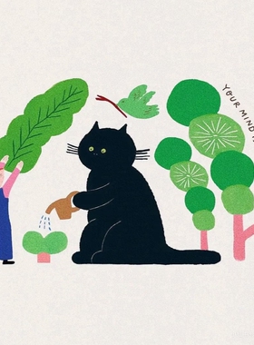 韩国插画师 Hyunjoo Jeon 温柔童趣的治愈图片素材小清新图片素材