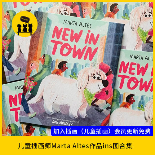 【儿童插画26】Marta Altes作品图片素材ins图合集生活创意800张