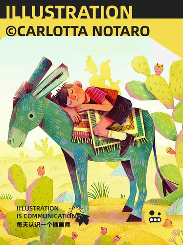 Carlotta Notaro意大利的插画师作品图片素材电子版临摹学习