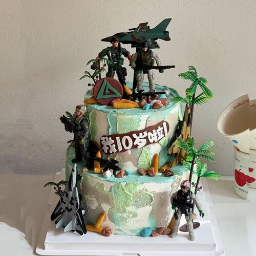 三角洲行动周边生日蛋糕装饰