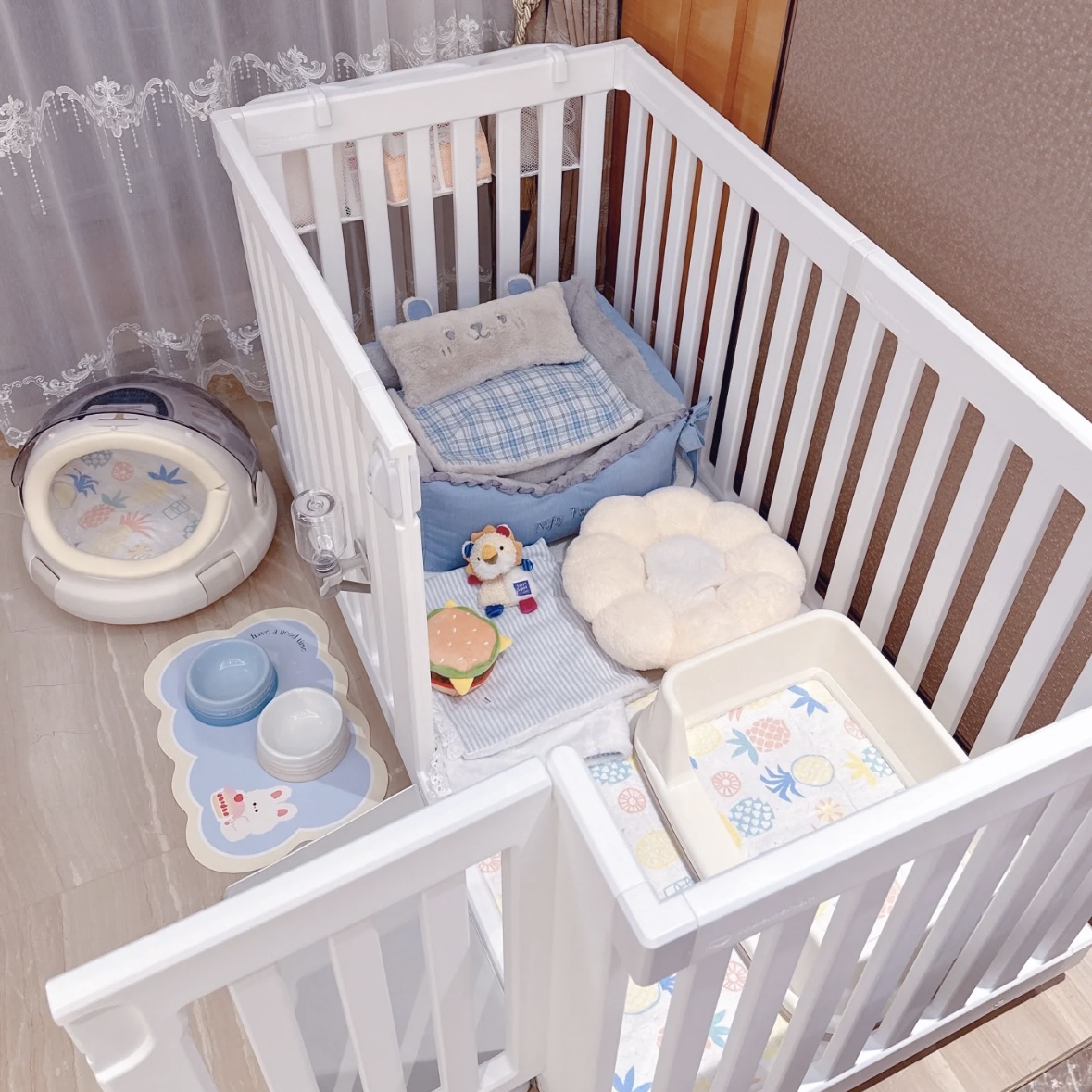 轻便美观狗围栏透气小型犬