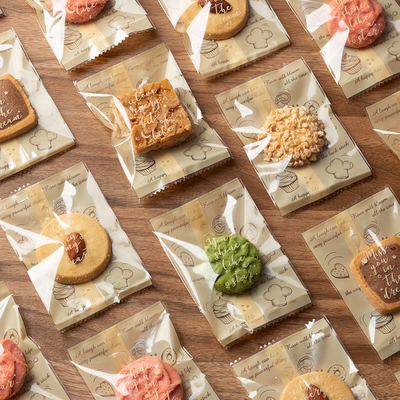 雪花酥饼干包装袋加厚自封机封袋