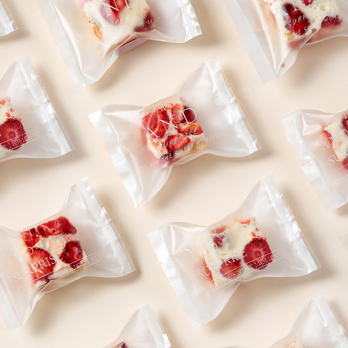 雪花酥包装袋太妃牛轧糖烘焙新年