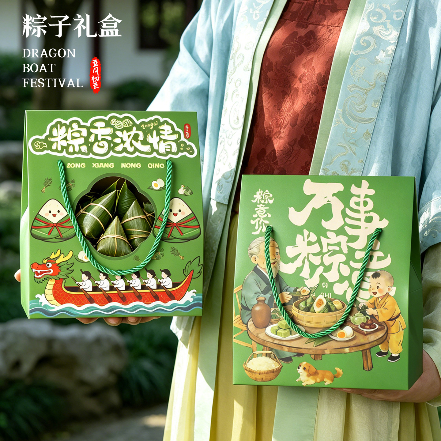 新款端午节礼盒粽子包装盒2026年图片