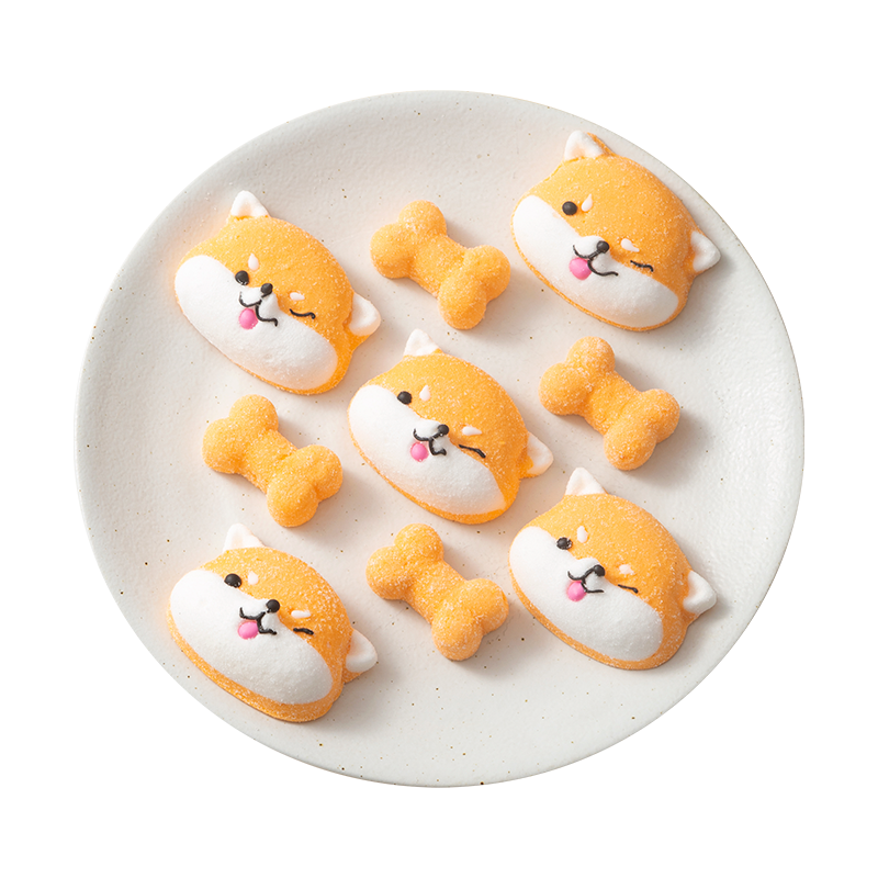 狗狗棉花糖动物蛋糕装饰糖果烘焙