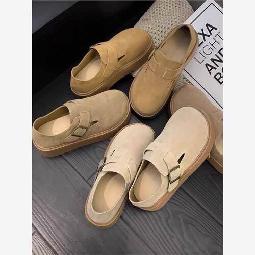 厚底勃肯鞋女2025年新款