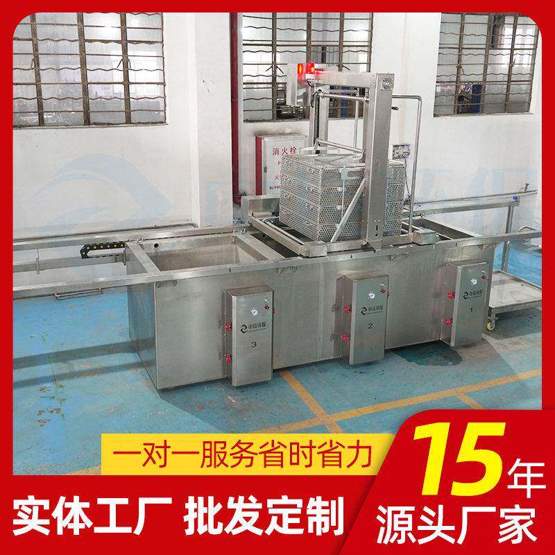 全自动方形蜂窝卤煮锅商用吊装三连五连烧鸡卤制品蒸汽卤煮锅厂家
