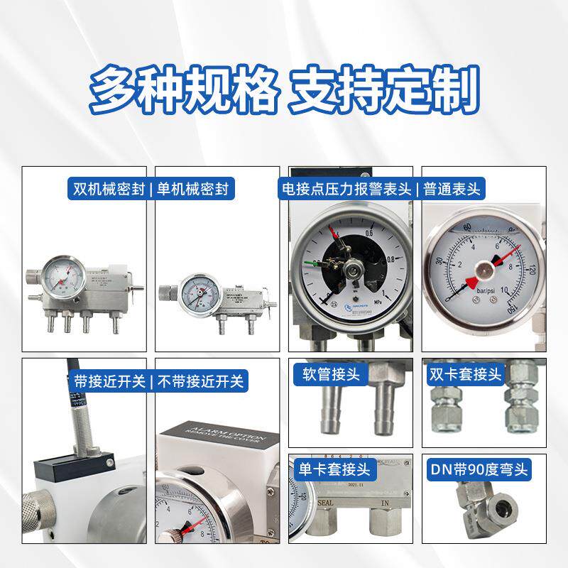 GNM双机封轴封流量宝水塔接头带电计l接点软管接入国产替换kytoa图片