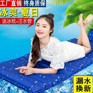 降温凉垫学生防褥疮冰床 冰垫水床垫水席凉席宿舍单人水床家用夏季