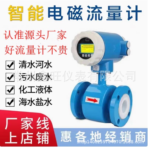 LDE氯化钡电磁流量计 酸碱水电子测试与检测器具