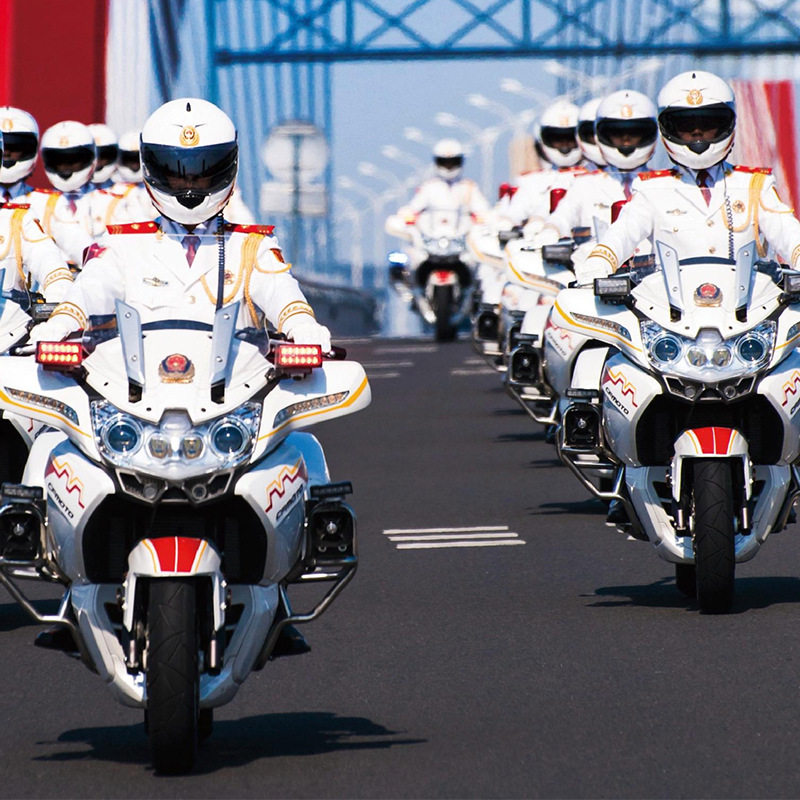 CF650J-2B大铁骑摩托车650cc双缸水冷巡逻车双座执勤摩托