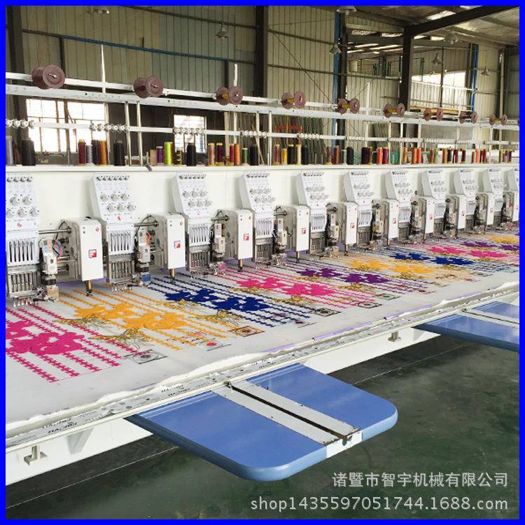 帽绣机T恤平绣一体全自动电脑绣花机多头帽绣机联系有优惠