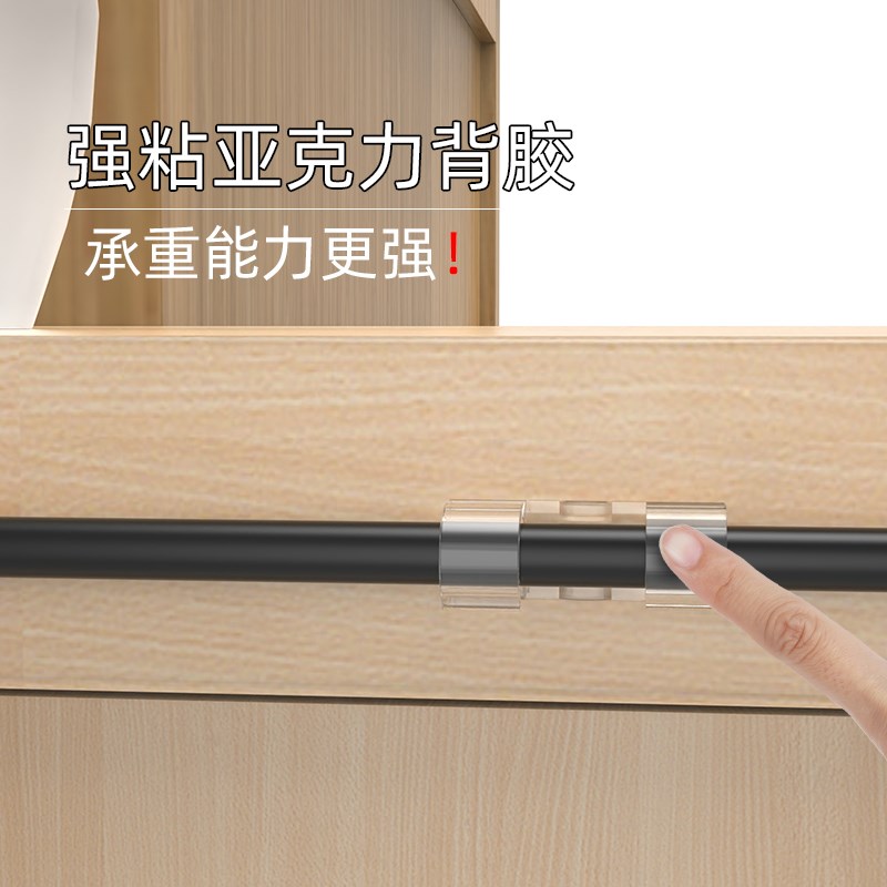 热销鱼缸氧气管卡扣固定夹子水族箱增氧泵管子防脱落管夹管卡配件