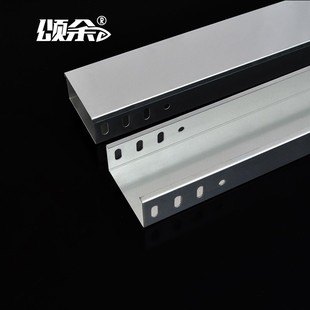 热销钢制镀锌金属槽式 100 150 电缆桥架电线弱电铁线槽200