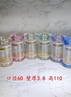 天津王英强经典虎头标60*110水晶独眼蝈蝈罐鸣虫叫罐有机蝈蝈叫罐