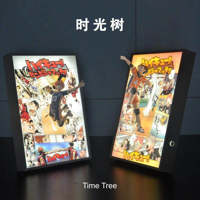 排球少年日向木兔黑尾铁朗3D立体装饰画二次元周边创意礼物