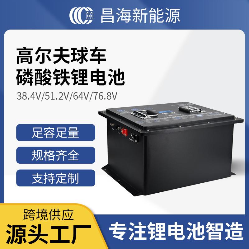 工厂定制48V60V72V100AH高尔夫球车电动四轮观光车磷酸铁锂电池组