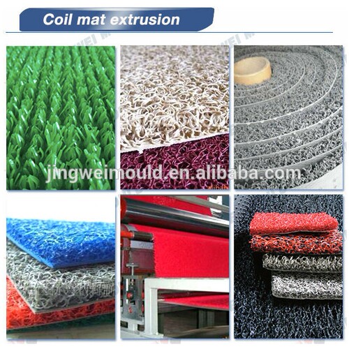 pvc 塑料防滑地垫Plastic wire drawing mat 模头