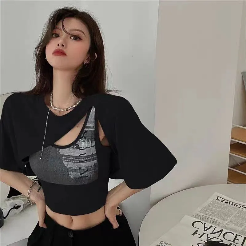 爵士舞jazz短款背心罩衫上衣服zumba女团跳舞打歌服韩舞服装kpop