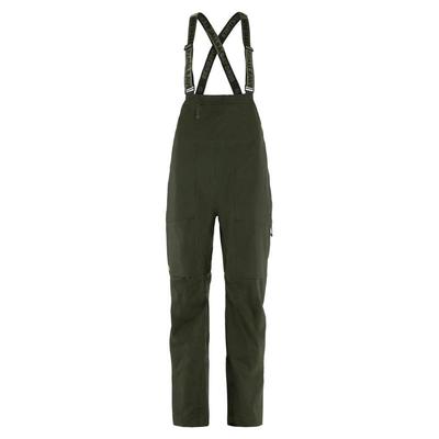 代购Fjallraven北极狐女士冲锋裤防水防风透气硬壳裤背带式长裤