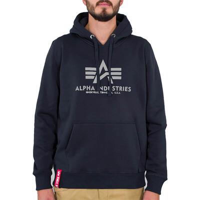 代购Alpha Industries阿尔法工业男士卫衣保暖舒适棉质连帽日常