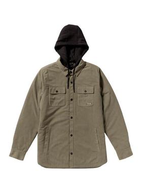 代购Volcom男士抓绒衣保暖防风透气保暖外套连帽长袖户外夹克