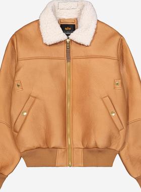 代购Alpha Industries阿尔法工业男士夹克保暖防风皮质加绒秋冬