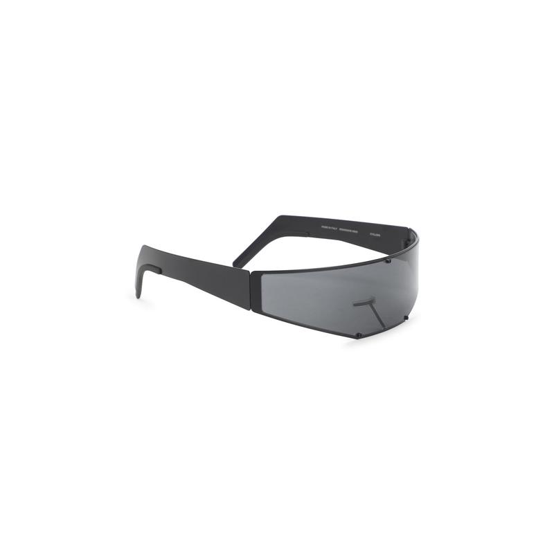 代购RICKOWENS太阳镜男士防紫外线抗眩光高清视野轻便佩戴全框黑