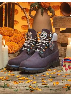 代购Timberland Dia de Muertos Boots亡灵节 限量版 防水保暖户