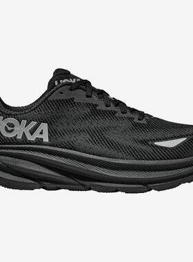 代购Hoka OneOne男士跑步鞋防水性能防风保护透气设计路跑鞋黑色