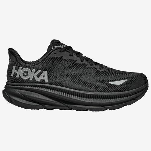 代购Hoka OneOne男士跑步鞋防水性能防风保护透气设计路跑鞋黑色