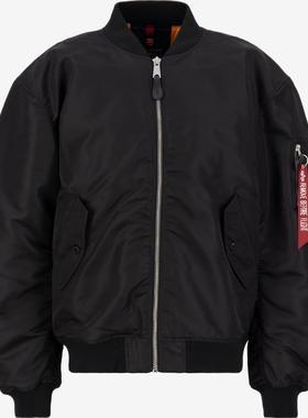 代购Alpha Industries阿尔法工业男士夹克保暖防风黑色加绒春秋