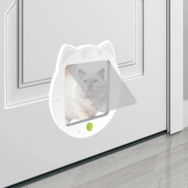 猫门洞自由进出宠物洞宠物猫咪小狗狗进出的安装玻璃门窗木门铁门