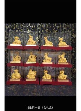 绒沙金猴羊猪狗牛鼠蛇龙马鸡猪十二生肖摆件猴年摆件新年生日礼物