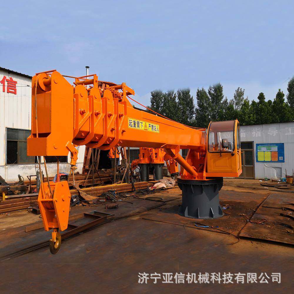 船舶折臂吊液压旋转船用直臂吊码头港口吊机12吨甲板固定船吊,搬运/仓储/物流设备,其他起重搬运设备,淘宝优惠券,粉丝福利购,淘宝优惠卷