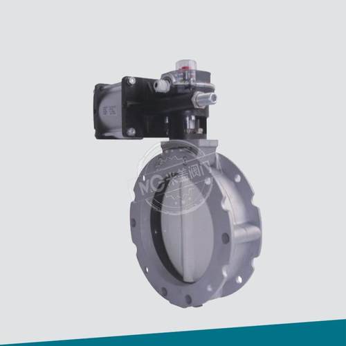 气动粉体蝶阀MG2FS200法兰连接防法板食品级橡胶DN500