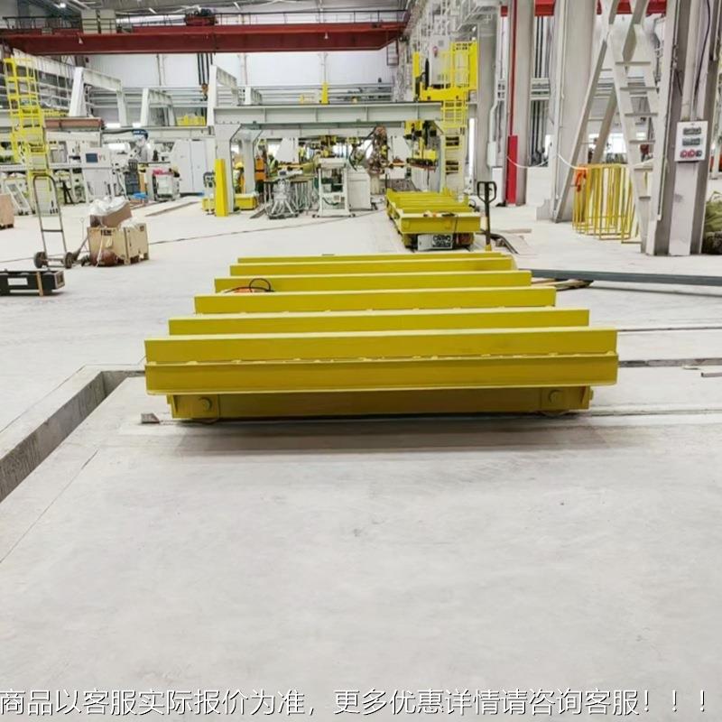 轨道直行横移PIC电动车平 车间仓库重型运货物搬车多吨轨道转运位