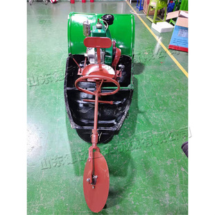 大面积水田耕作机 平原丘陵汽油机耕船 湖南地区沼泽地点旋耕船