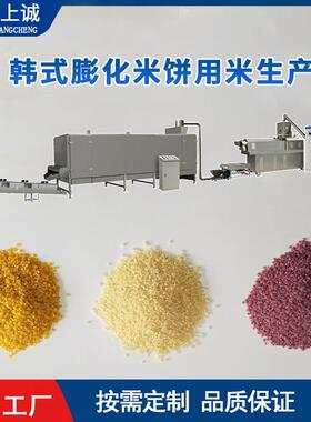 SC70韩国米饼机用重组米加工设备鲜爆虾饼人工合成米制粒膨化机