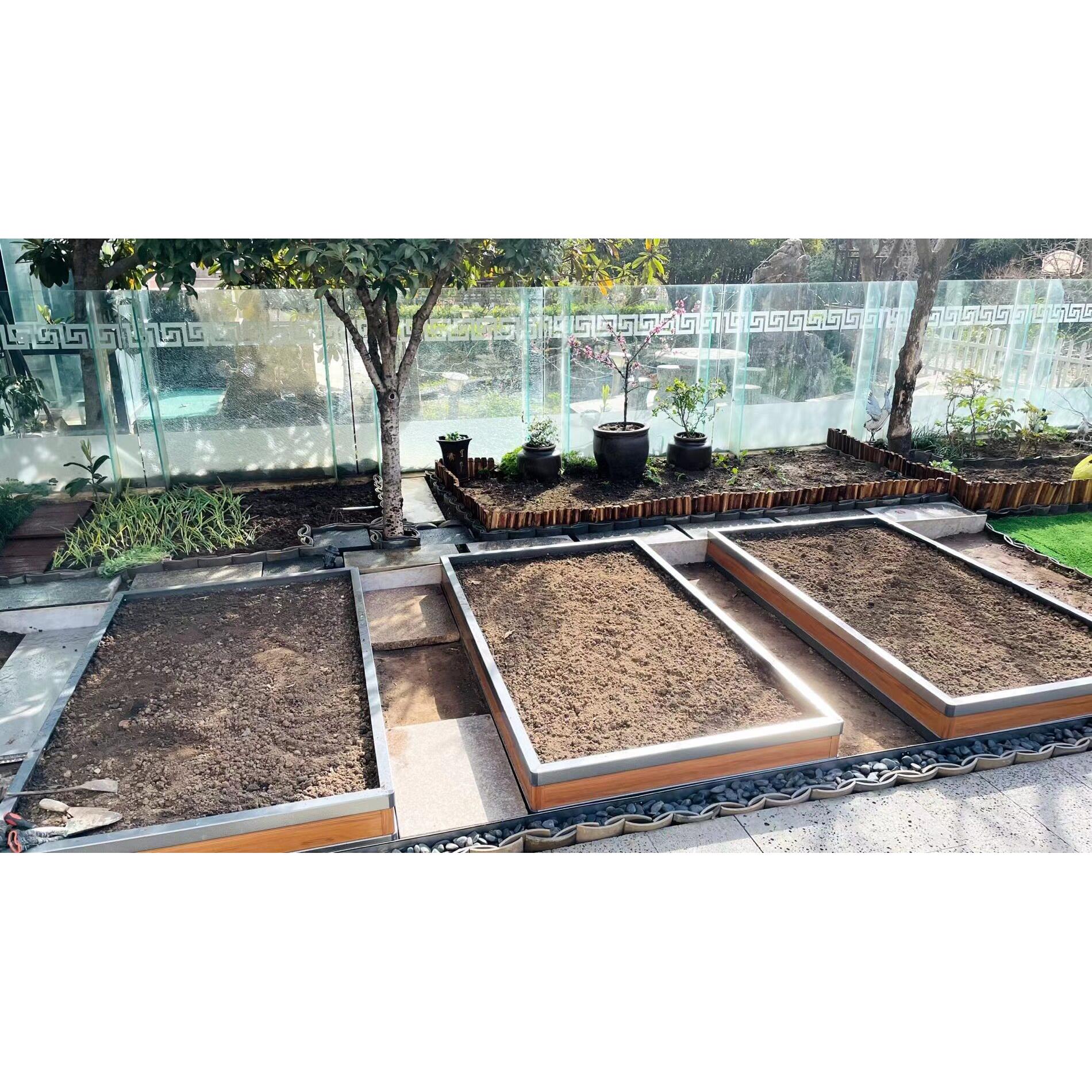 家用种菜庭院花箱大号长方形阳台种菜箱铝合金蔬菜种植箱花槽定制