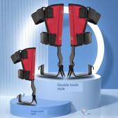 厂家爬树器上树工具猫爪脚扎子直立大G拐铁鞋 东北户外上树专用工